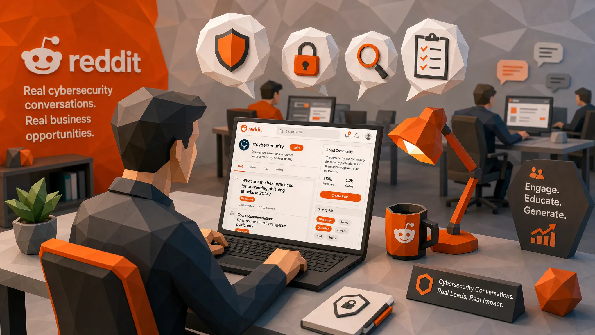 Reddit Lead Gen for Cybersecurity Companies