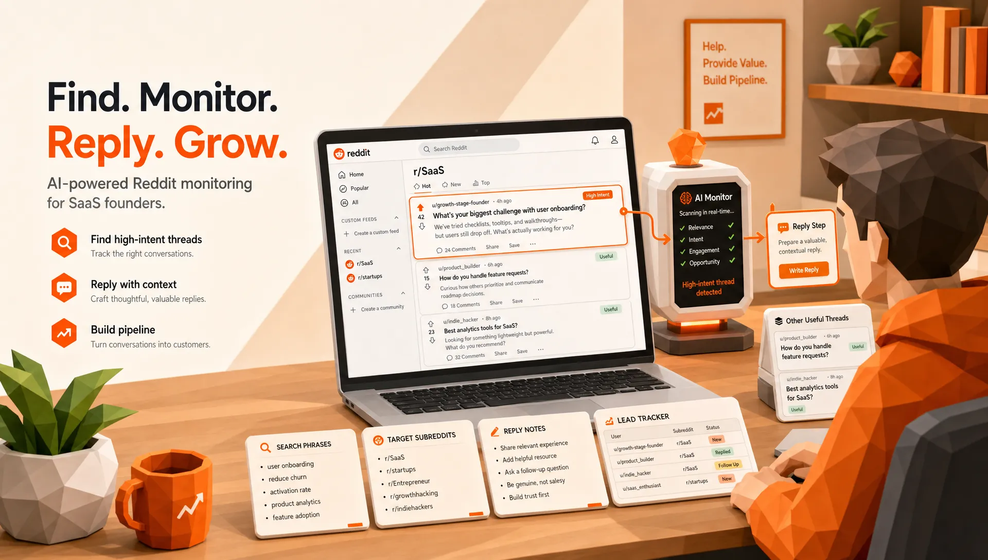 Reddit Lead Gen for Bootstrapped SaaS Teams
